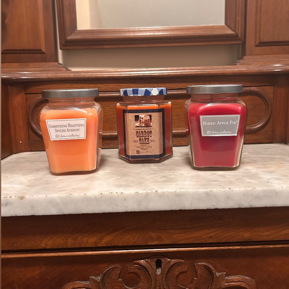 Home Interior Candles- Set of 3